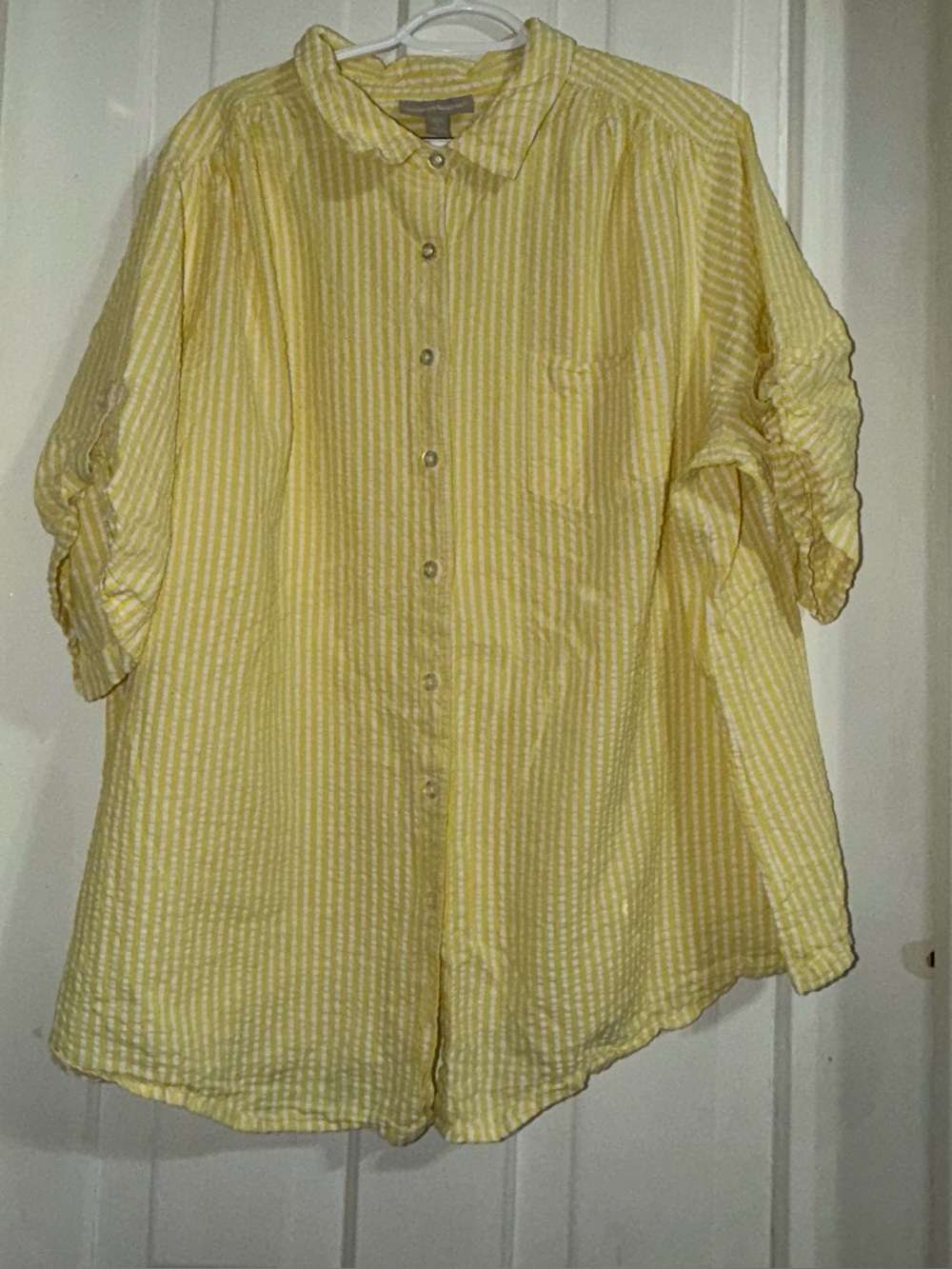Women's plus size 3X shirt top blouse button down